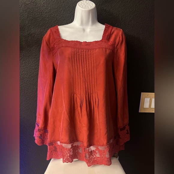 Sundance Silk Long sleeve blouse - Picture 4 of 11